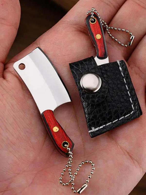 Mini Knife Shaped Keychain,  Cute Keychain for Men & Women, Daily Clothing Decor, Trendy Keychain for Birthday Gift Car Bag