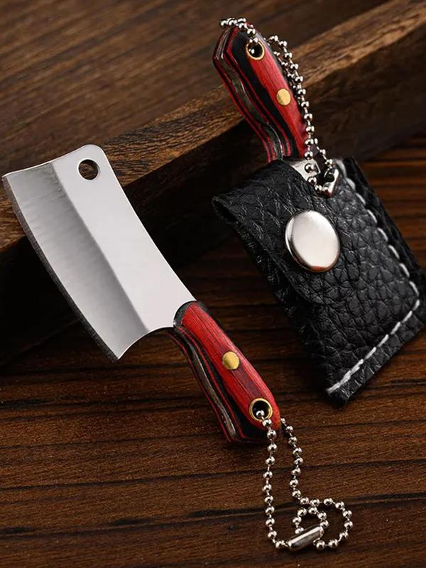 Mini Knife Shaped Keychain,  Cute Keychain for Men & Women, Daily Clothing Decor, Trendy Keychain for Birthday Gift Car Bag