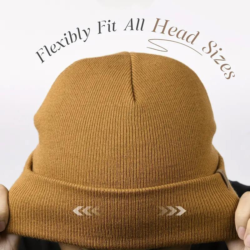 30+ Colors Beanie Hat Cap Plain Knit Ski Skully Cuff Winter Warm Slouchy Men Women Solid Fashion OOTD