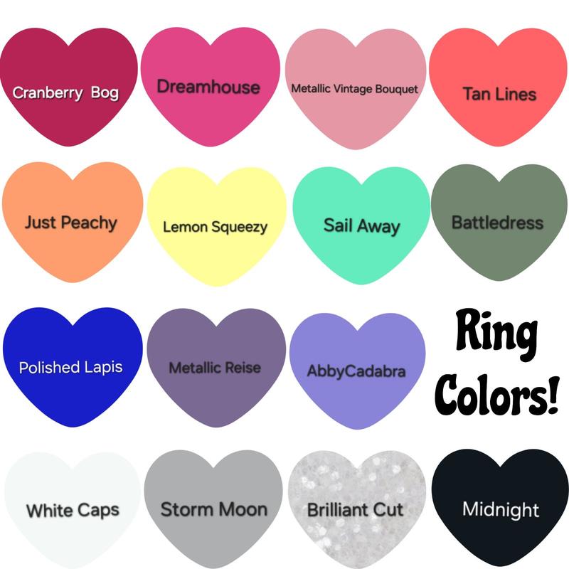 Silicone Ring   Stackable   Comfort Band   Multiple Color Options   Single Ring