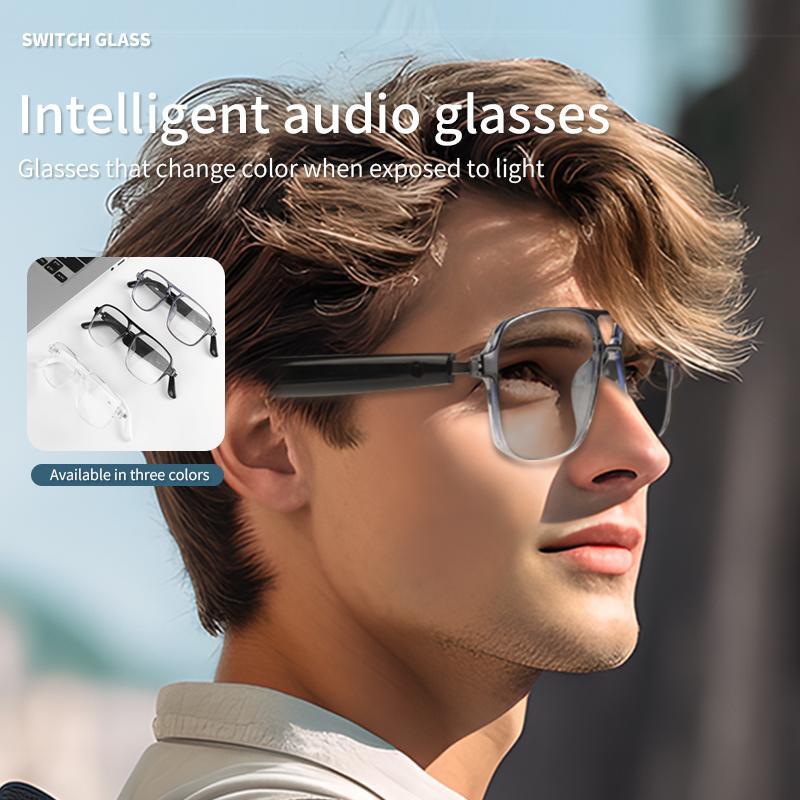 PengTeng Smart Glasses, Fashionable Touch Control Smart Glasses, Audio Call Voice Assistant Glasses, Wireless Glasses for Men & Women