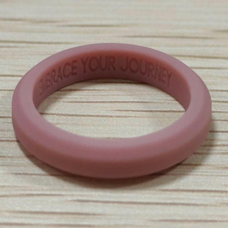 Silicone Ring   Stackable   Comfort Band   Multiple Color Options   Single Ring