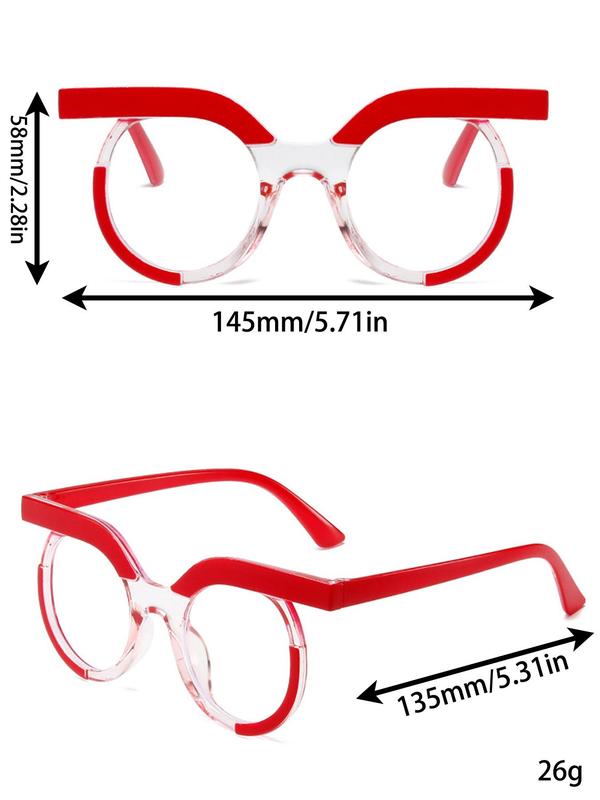 Fashion Owl Shapes Frame Glasses for Women, Fashion Personality Clear Lens Eyewear, Trendy All-match & Exquisite Glasses for Daily Wear