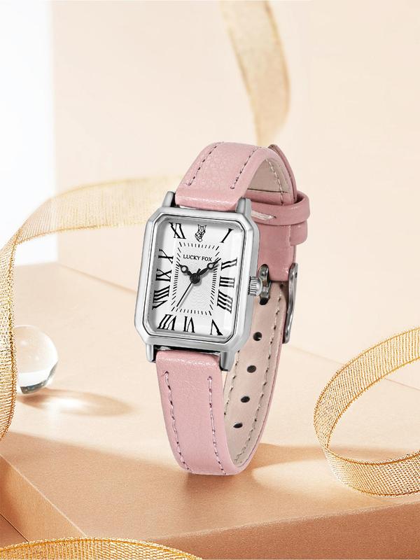 Elegant Square Dial Watches, Summer Minimalist Business Trendy Wristwatch As Gifts for Her,  Back To School Women Accessories As Birthday Gift for Bestie, Fall Outfits, Fall Freshness Fall. Back to school women accessories as birthday gift for Bestie, fal