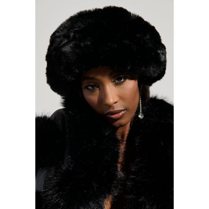 LUXE JENNY FAUX FUR HEADBAND