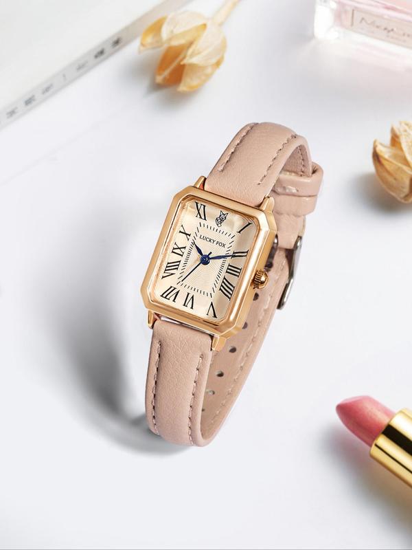 Elegant Square Dial Watches, Summer Minimalist Business Trendy Wristwatch As Gifts for Her,  Back To School Women Accessories As Birthday Gift for Bestie, Fall Outfits, Fall Freshness Fall. Back to school women accessories as birthday gift for Bestie, fal