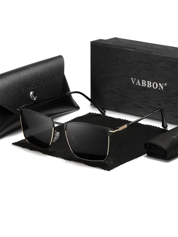 Vabbon Unisex Square Frame Sunglasses, Trendy Casual UV Protection Sunglasses for Outdoor Sports, Fashion Accessories for Everyday Use & Outdoor Activities