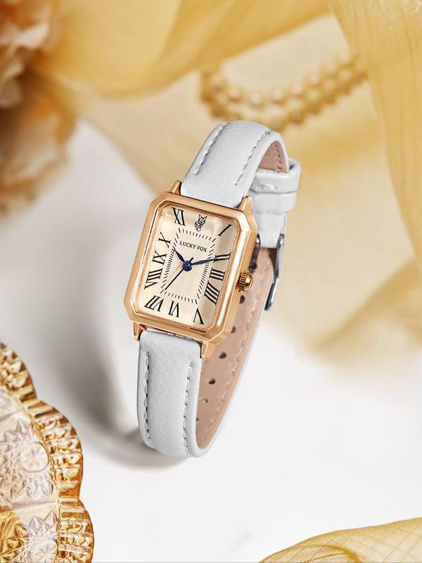 Elegant Square Dial Watches, Summer Minimalist Business Trendy Wristwatch As Gifts for Her,  Back To School Women Accessories As Birthday Gift for Bestie, Fall Outfits, Fall Freshness Fall. Back to school women accessories as birthday gift for Bestie, fal