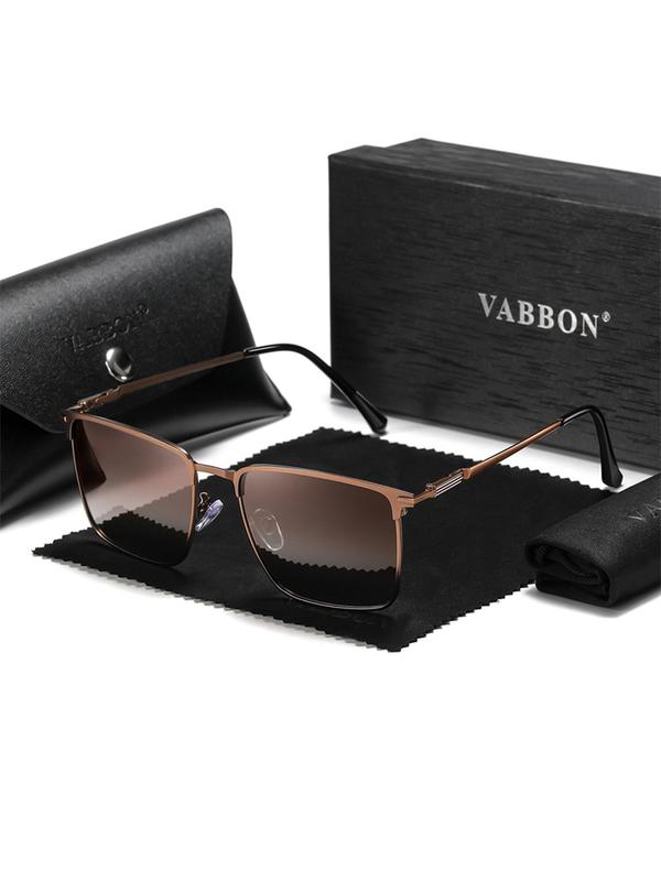 Vabbon Unisex Square Frame Sunglasses, Trendy Casual UV Protection Sunglasses for Outdoor Sports, Fashion Accessories for Everyday Use & Outdoor Activities