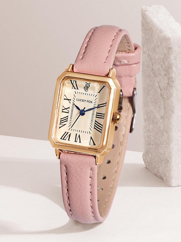 Elegant Square Dial Watches, Summer Minimalist Business Trendy Wristwatch As Gifts for Her,  Back To School Women Accessories As Birthday Gift for Bestie, Fall Outfits, Fall Freshness Fall. Back to school women accessories as birthday gift for Bestie, fal