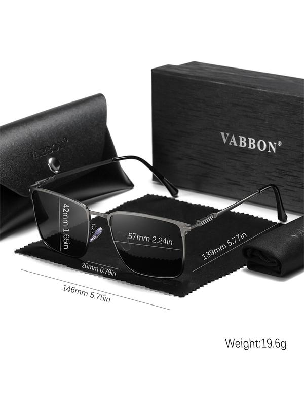 Vabbon Unisex Square Frame Sunglasses, Trendy Casual UV Protection Sunglasses for Outdoor Sports, Fashion Accessories for Everyday Use & Outdoor Activities