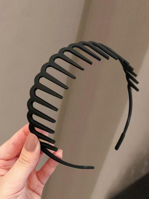 Solid Color Hair Hoop, Non-slip Hair Hoop for Women & Girls, Fashion Hair Accessories for Party, Daily Clothing Decor, Perfect for Any Hairstyle