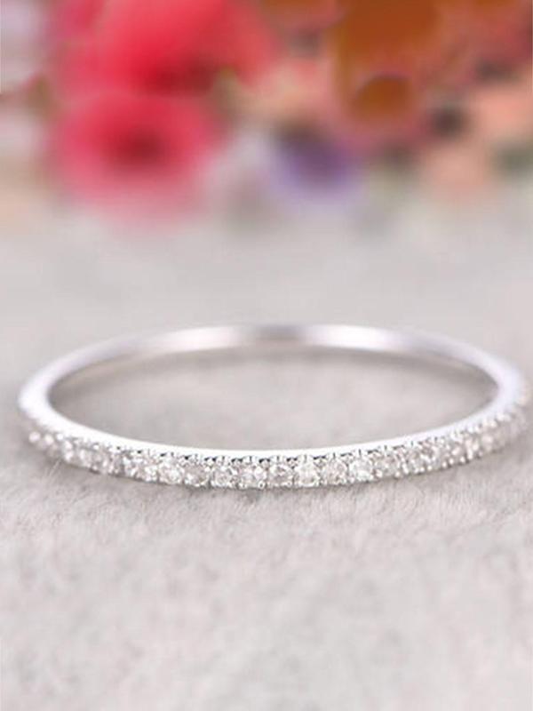 Fashion Shining Rhinestone Decorated Ring, Elegant Jewelry for Party, Daily Clothing Decor for Girl, Trendy All-match & Exquisite Jewelry for Birthday Gift