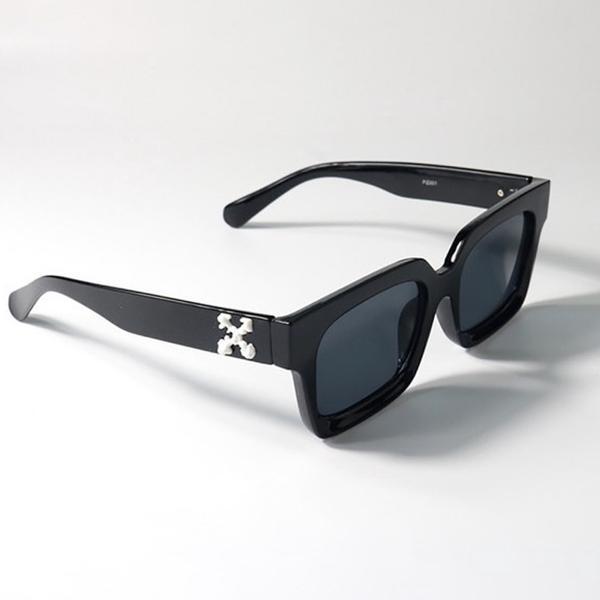 Off White Sunglasses 2024, Square Frame With Various Stylish Designs Inspired By Chrome Heart Fashion