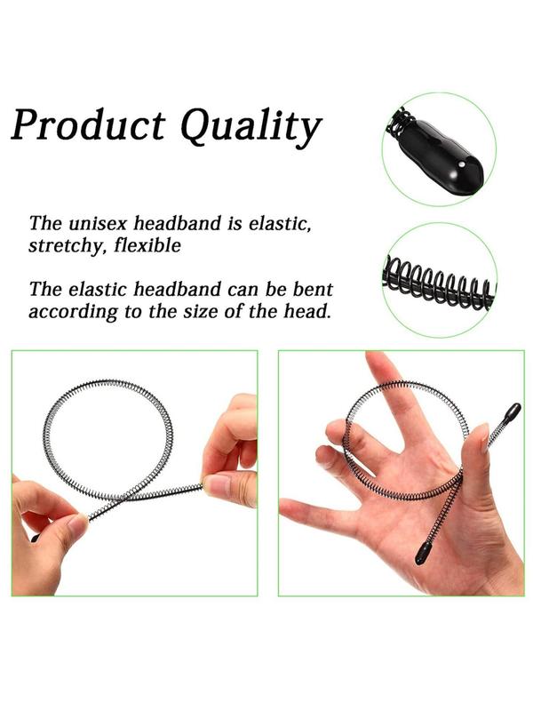 Men's Simple Design Plain Non-slip Wavy Hair Band, Minimalist Casual Sports Headband Hair Hoop for Daily Used, Bf Gift Basket