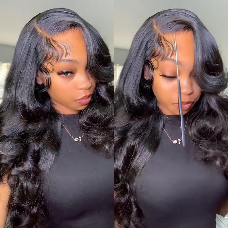 [NEW IN] OQ Hair Wear And Go Glueless Wigs Pre Bleached Body Wave Pre Cut 7x5 HD Lace Front Wigs Human Hair