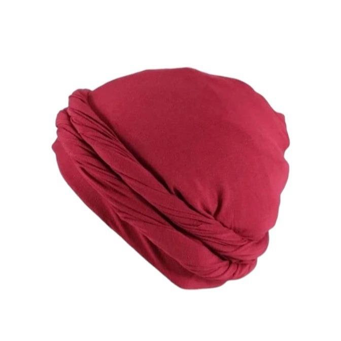 Satin Lined Turban Durag Headwrap for Everyday Use Protects Hair One Size fits Most