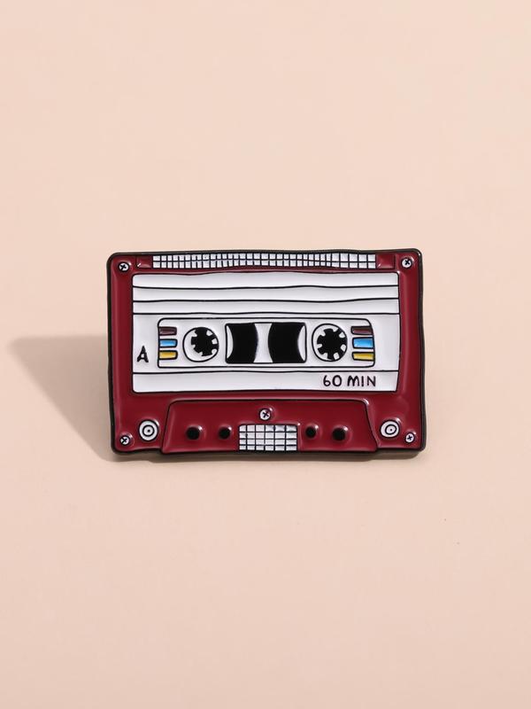 Best of the 90s Cassette Tape Design Brooch, Vintage Clothes Brooch, Clothes Accessories For Women & Men