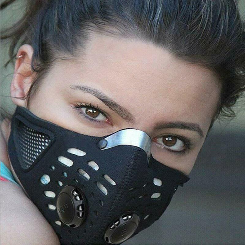 US Outdoor Anti Smoke Air Purifying Face Mask Updated Filter Multi Layer Unisex