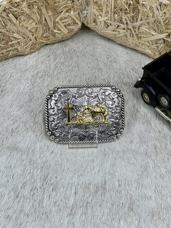 BUCKLE - Damian Oracion Del Vaquero Silver