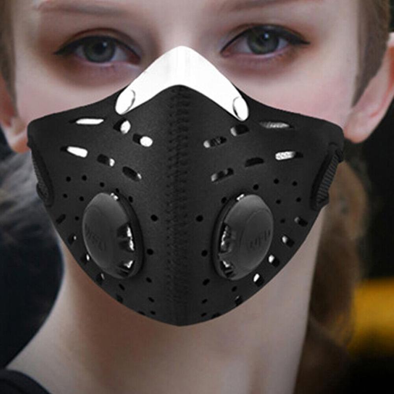 US Outdoor Anti Smoke Air Purifying Face Mask Updated Filter Multi Layer Unisex