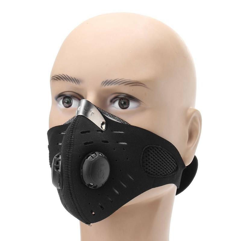 US Outdoor Anti Smoke Air Purifying Face Mask Updated Filter Multi Layer Unisex