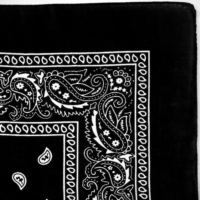 3-Pack Bandana 100% Cotton Paisley Print Double-Sided Scarf Head Neck Face Mask