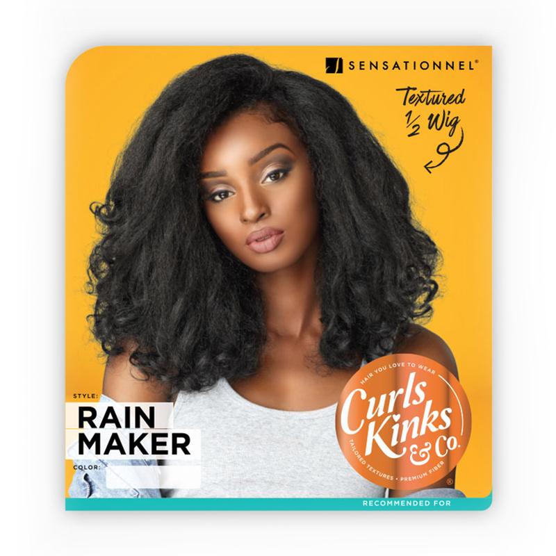 Sensationnel Synthetic Hair Half Wig Instant Weave Curls Kinks N Co Rain Maker