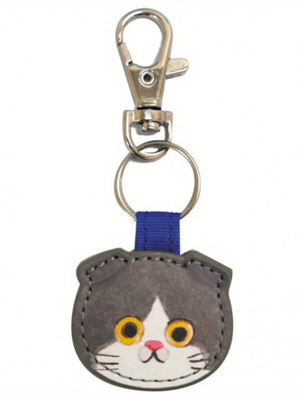 Cute Cat Design Keychain, Animal Shaped Keychain for Women & Men, Fashion Accessories for Bag Decoration