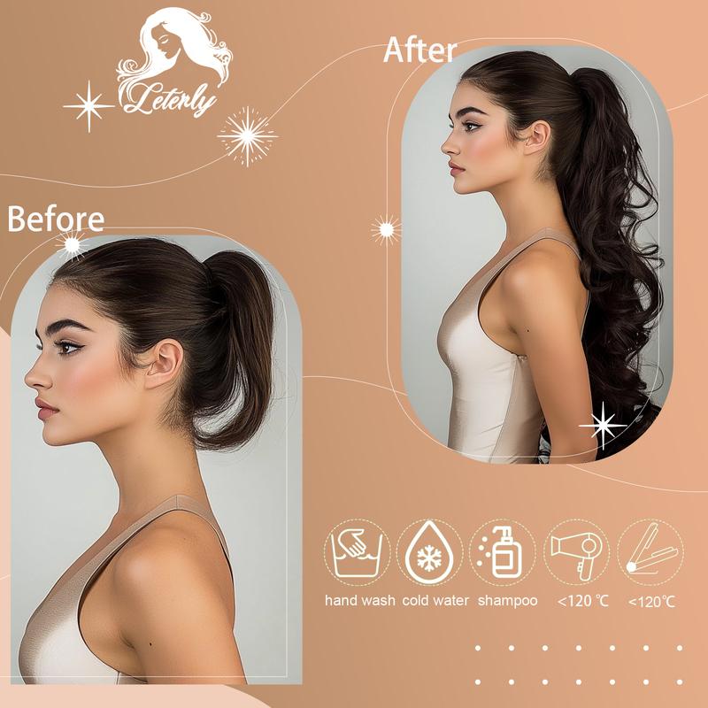 Leterly Ponytail Extension 18