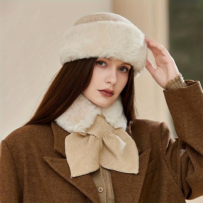 Comfortable 3-Piece Winter Clothes: Windproof Plush Bonnet, Gloves and Scarves-Perfect for Outdoor Activities, Ideal Christmas Gifts