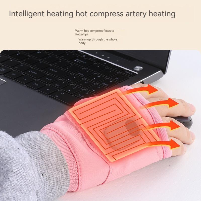 Portable Heating GlovesRechargeableHand Warmer withDigital Display, HeatedGloves with 3Temperature Modes forHome Use