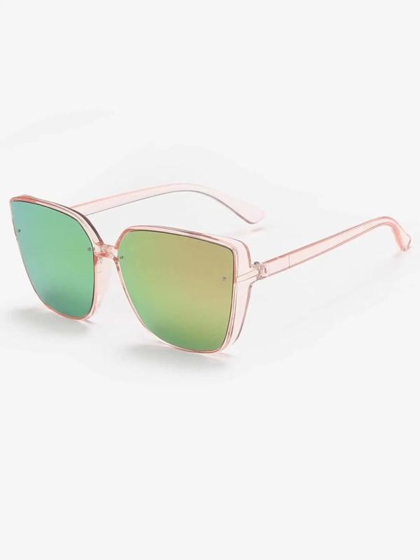 Unisex Simple Style Butterfly Shape Sunglasses, Trendy Casual Sunglasses for Everyday Use, Fashion Accessories for Outdoor Activities