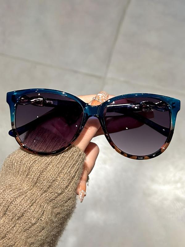 Vintage Cat Eye Frame Sunglasses, Trendy Casual Tinted Lens Sunglasses for Women, Fashion Accessories for Everyday Use and Outdoor Activities