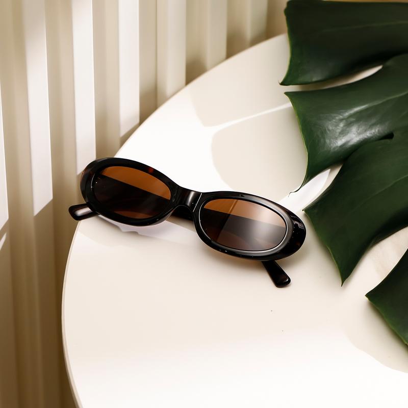 kimorn Retro Oval Sunglasses for Women and Men Fashion Small Oval Sun Glasses 90s Vintage Shades K1702