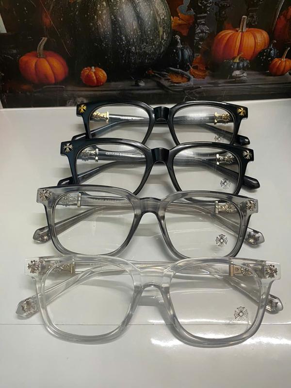 CH Fashionable Glasses - Retro Style Classic Cross Frame - Unisex Trendy Glasses