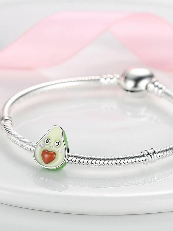 Cute Avocado Design Pendant, Fashionable Jewelry for Women & Girls, Trendy All-match & Exquisite Jewelry for Birthday Gift