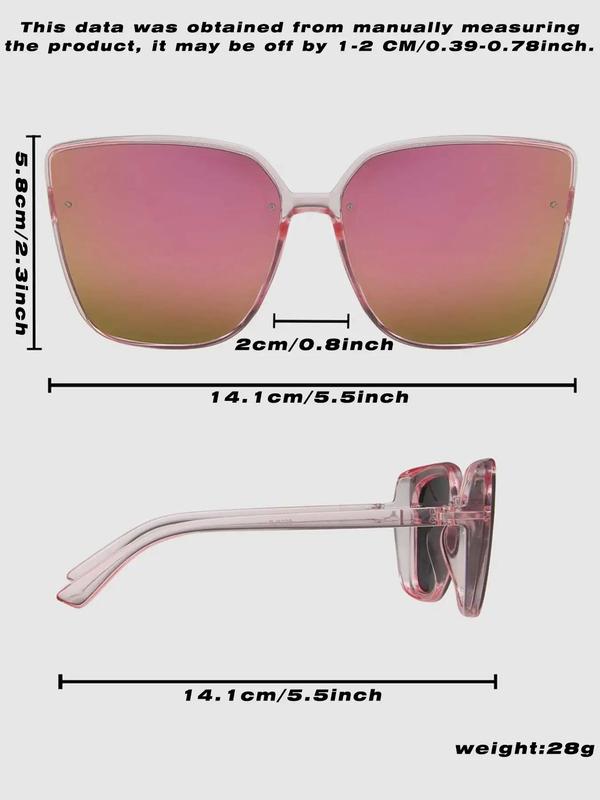 Unisex Simple Style Butterfly Shape Sunglasses, Trendy Casual Sunglasses for Everyday Use, Fashion Accessories for Outdoor Activities