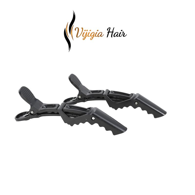 Vijigia Hair 1 Count Solid Color Alligator Hair Clips Hot Dye Clip Hairdressing Hair Pins Multi Prupose Wig Clip Non Slip Hairpin Heatless Styling Tool For Women