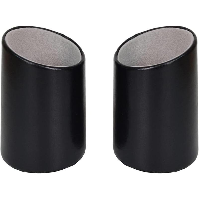 2 Pack Eyeglasses Holder PU Leather Glasses Stand Case Holder for Desks or Nightstands