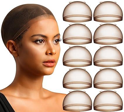 Beauty HD Wig Cap for Women Invisible and breathable cap Lace front wig High Elasticity Sheer Nylon wig cap Natural transparent HD Ultra Thin wig cap