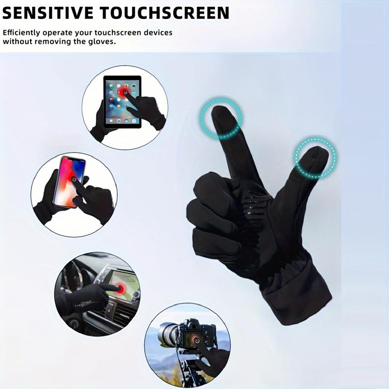 Winter Gloves Unisex Cold Weather Warm Gloves Freeze Work Gloves Suit Suitable for Running, Driving, Riding, Working, Hiking, Touch Screen Gloves