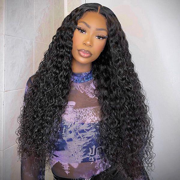 Wigfever Water Wave Wear Go Glueless 7*4 Pre-Plucked HD Lace Front Human Hair Wig