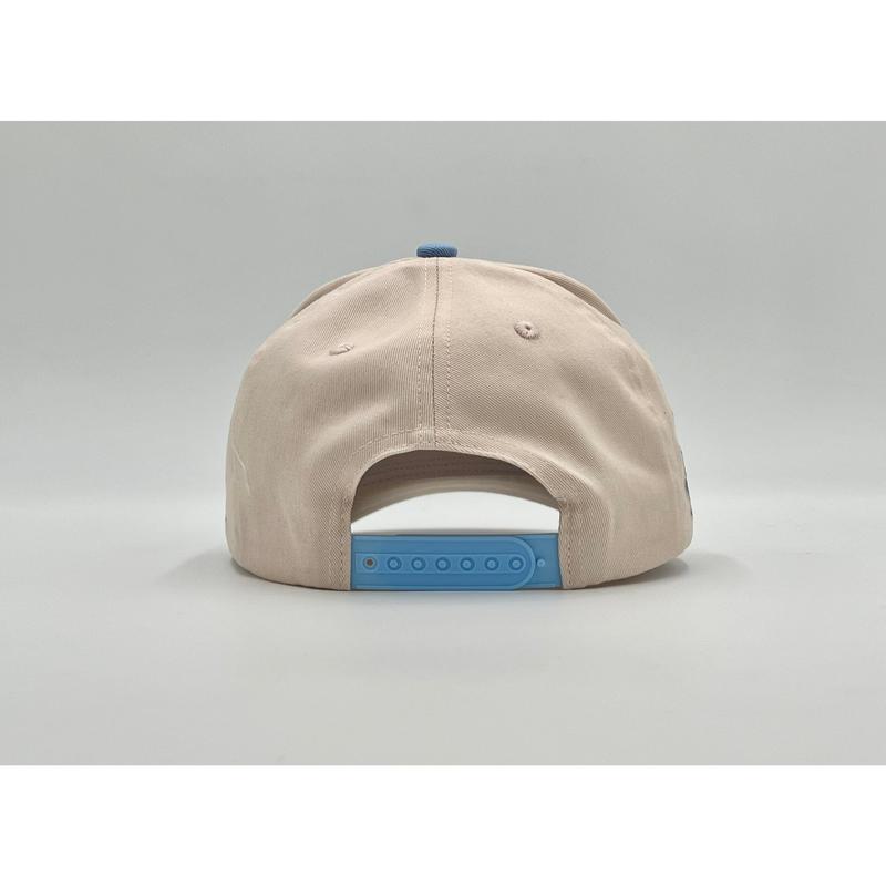 ‘YHWH’ Structured SnapBack - Cream Baby Blue