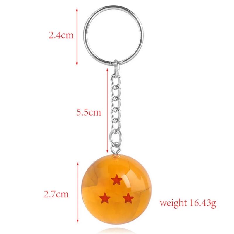 Dragon Ball Z Keychain - Anime, Durable Silicone & Round Design