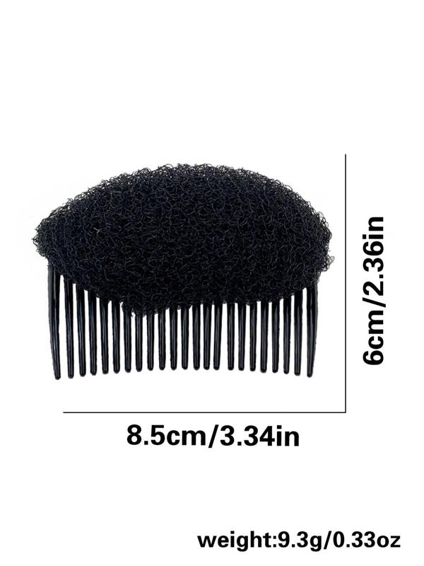 2pcs Minimalist Bump Up Hair Cushion Pads, Inserted Hair Comb Clips, Fashion Hair Salon Tools for Women, Fashion Hair Styler Tool