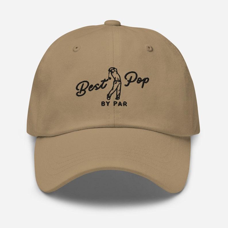 Dad Gifts Golf Hat, Dad Birthday Golf Hat, Gift Idea for Golfer, Grandpa Christmas Gift Golf, Best Pop By Par Dad hat, Best Dad By Par Hat