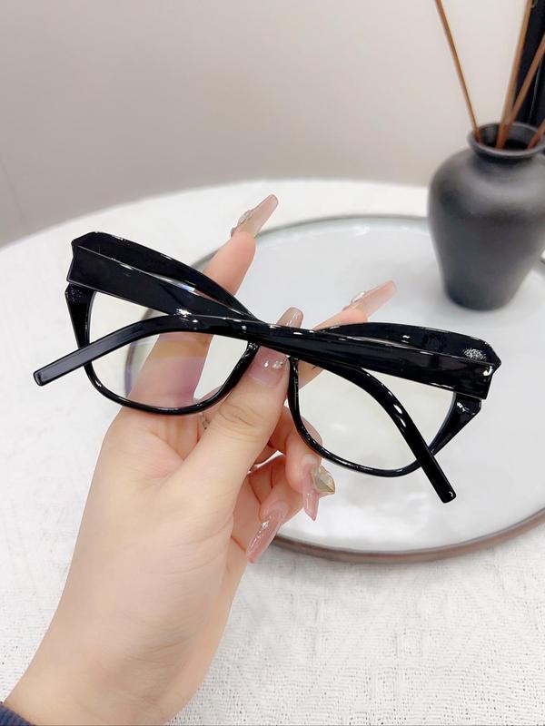 Simple Eyeglasses for Everyday Use, Basic Square Frame Fashion Eyeglasses for Women & Men, Fashion Eyeglasses for Work, Daily Clothing Decor, Perfect for Student Daily Use