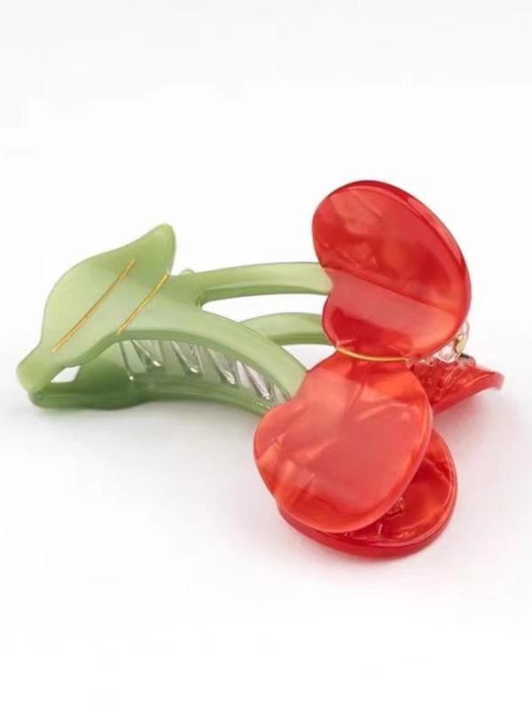 Women's Cute Strawberry Shaped Hair Claw,  Trendy Novelty Hair Claw, Chic All-match Hair Accessories for Daily Hairstyle Decor