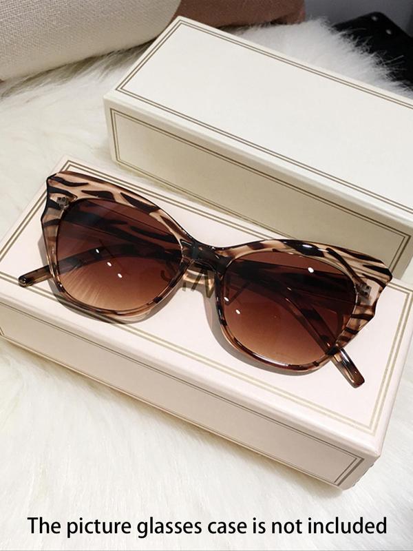 Vintage Cat Eye Frame Sunglasses for Everyday Use (1 Pair), Trendy Y2k Candy Zebra Stripe Color Sunglasses for Women & Men, Fashion Accessories for Outdoor Activities